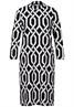 Jaquard-Kleid black