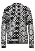 Jaquard Pullover black