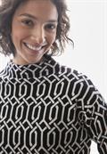Jaquard Pullover black