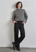 Jaquard Pullover black
