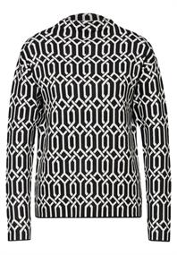 Jaquard Pullover black