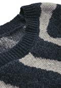 Jaquard-Pullover cool vintage green