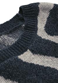Jaquard-Pullover cool vintage green