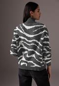 Jaquard Pullover gravel grey mel.