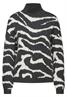 Jaquard Pullover gravel grey mel.