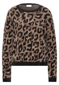 Jaquard-Pullover mocha kiss