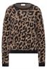 Jaquard-Pullover mocha kiss