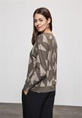 Jaquard-Shirt rich mocha