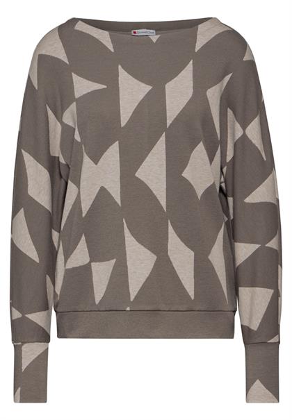 Jaquard-Shirt rich mocha