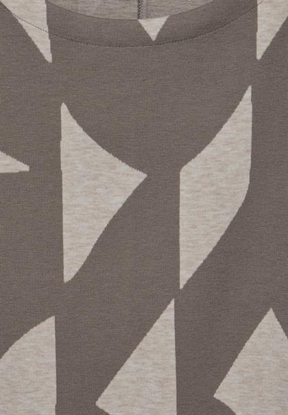 Jaquard-Shirt rich mocha