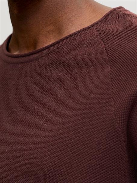 JAUHILL KNIT CREW NECK NOOS bitter chocolate