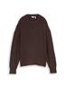 java dark brown melange