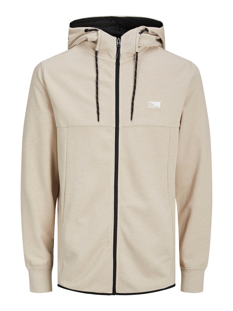 Jack & Jones Herren Pullover 12204926 Oxford Tan - sweatshirt mit kapuze