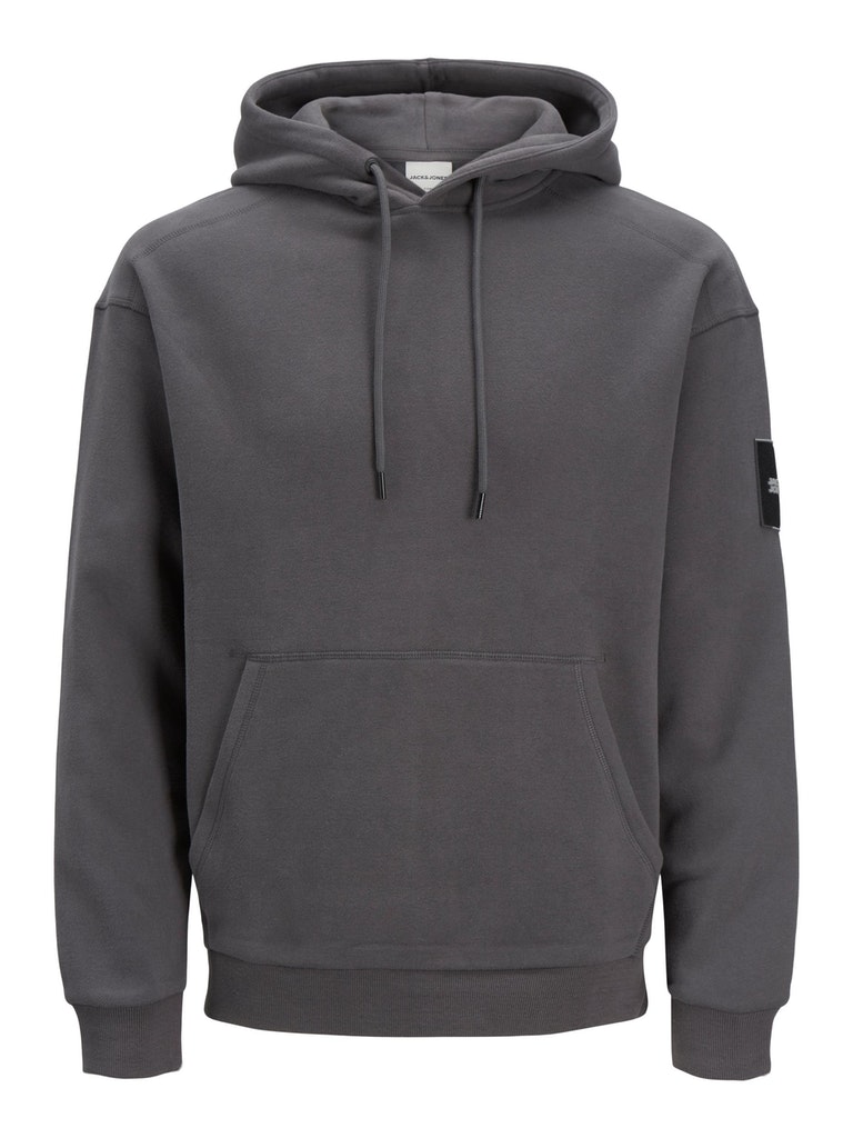 Jack & Jones Herren Pullover 12193489 Asphalt - sweatshirt mit kapuze