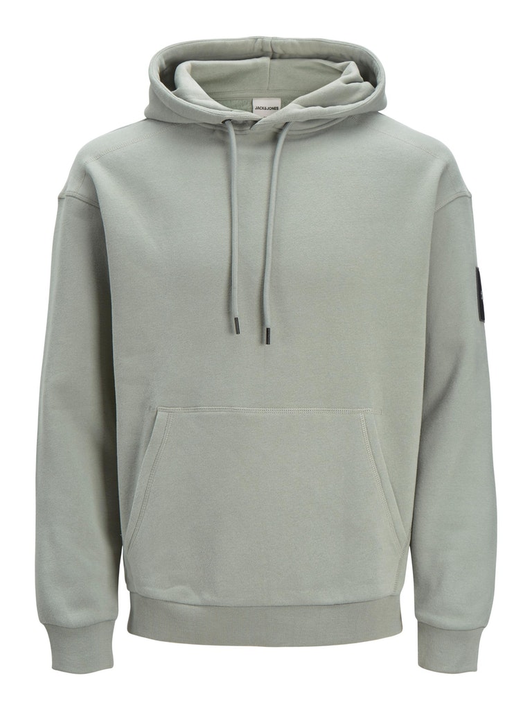 Jack & Jones Herren Pullover 12193489 Slate Gray - sweatshirt mit kapuze