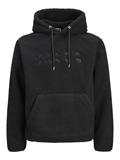 JCOFLARE TEDDY SWEAT HOOD black