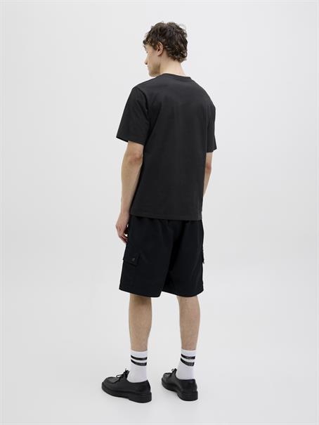 JCOLIDO AOP FRONT PRINT TEE SS CREW NECK black