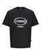 JCOLIDO AOP FRONT PRINT TEE SS CREW NECK black