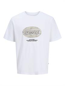 JCOLIDO AOP FRONT PRINT TEE SS CREW NECK bright white