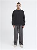 JCOPOINT SWEAT BADGE CREW NECK BF black