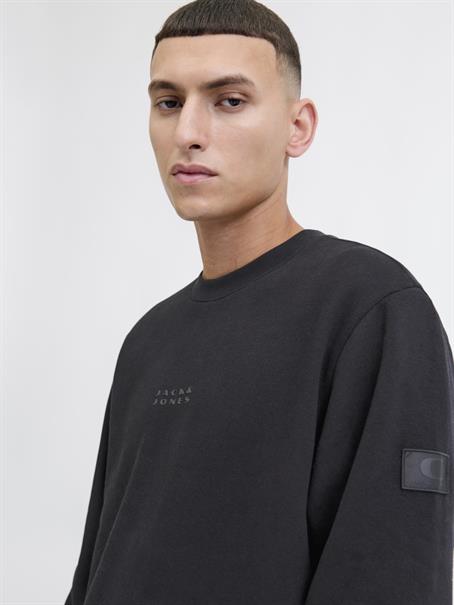 JCOPOINT SWEAT BADGE CREW NECK BF black