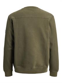 JCOPOINT SWEAT BADGE CREW NECK BF grape leaf