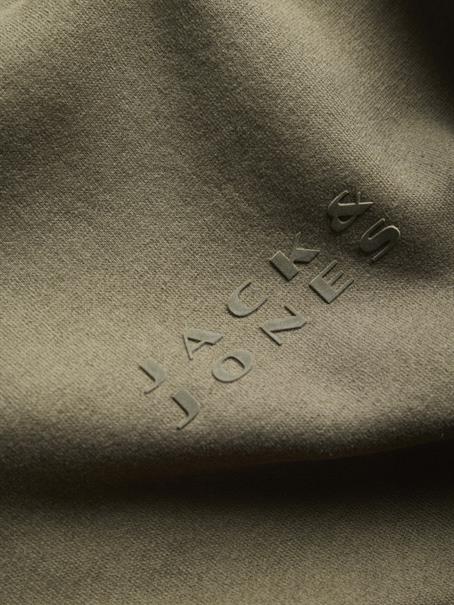 JCOPOINT SWEAT BADGE CREW NECK BF grape leaf