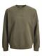JCOPOINT SWEAT BADGE CREW NECK BF grape leaf