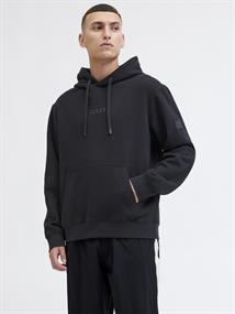 JCOPOINT SWEAT BADGE HOOD BF black