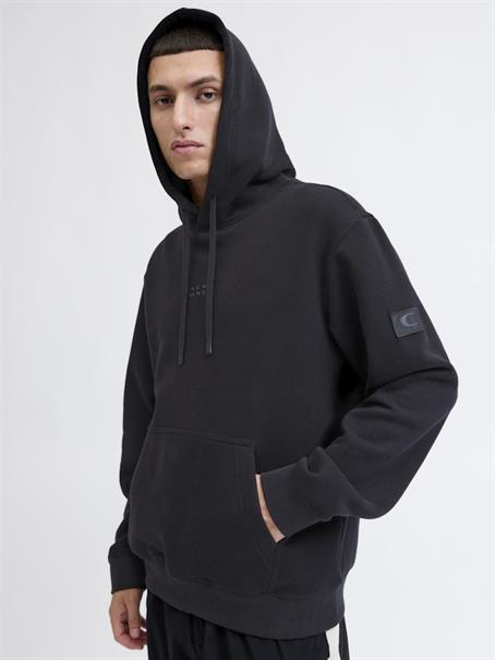JCOPOINT SWEAT BADGE HOOD BF black