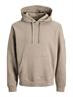 JCOPOINT SWEAT BADGE HOOD BF desert taupe
