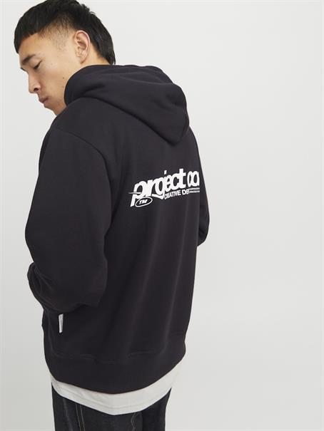 JCOUNION PRINT SWEAT HOOD NOOS black