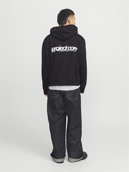 JCOUNION PRINT SWEAT HOOD NOOS black