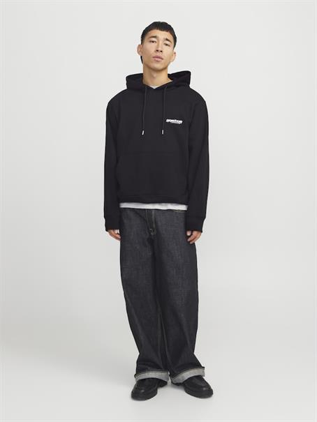 JCOUNION PRINT SWEAT HOOD NOOS black