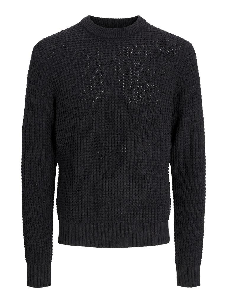 Jack & Jones Rundhalspullover "JCOZION KNIT CREW NECK BF", mit markanter St günstig online kaufen