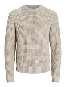 JCOZION KNIT CREW NECK BF moonbeam