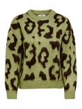JDYALEXIS L/S JACQUARD PULLOVERK KNT fern