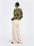 JDYALEXIS L/S JACQUARD PULLOVERK KNT fern