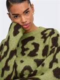 JDYALEXIS L/S JACQUARD PULLOVERK KNT fern