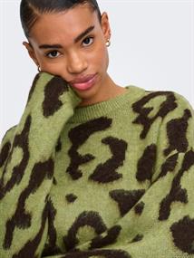 JDYALEXIS L/S JACQUARD PULLOVERK KNT fern