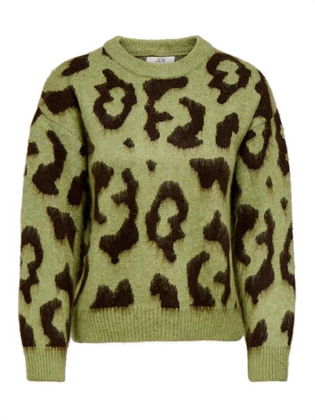 JDYALEXIS L/S JACQUARD PULLOVERK KNT fern