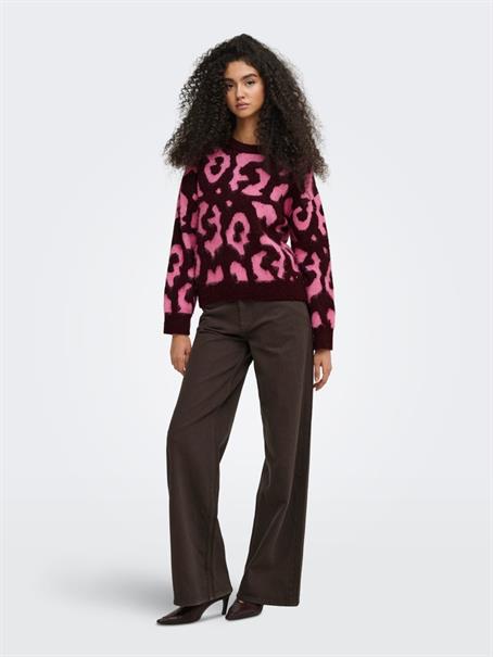 JDYALEXIS L/S JACQUARD PULLOVERK KNT fig