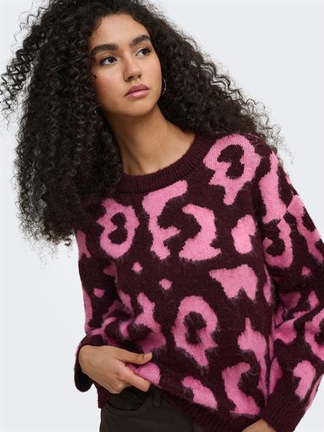 JDYALEXIS L/S JACQUARD PULLOVERK KNT fig