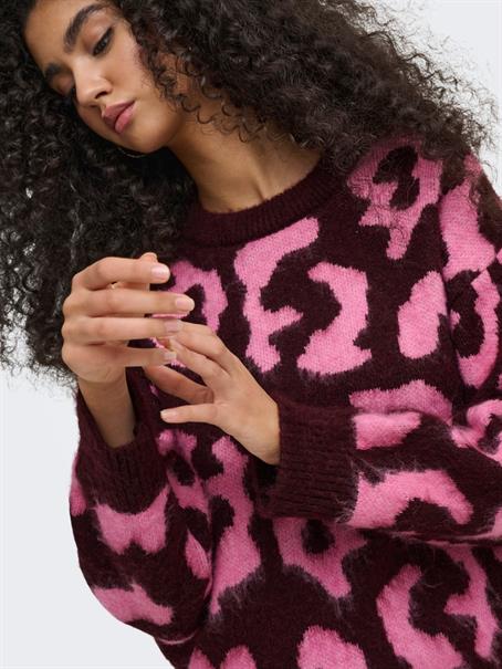 JDYALEXIS L/S JACQUARD PULLOVERK KNT fig