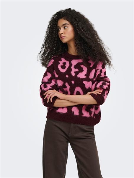JDYALEXIS L/S JACQUARD PULLOVERK KNT fig