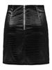 JDYALMA PU CROCO SKIRT WVN black