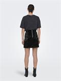 JDYALMA PU CROCO SKIRT WVN black