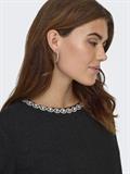 JDYALVA LIFE L/S EMBELLISH PULLOVER KNT black
