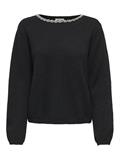 JDYALVA LIFE L/S EMBELLISH PULLOVER KNT black