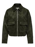 JDYAMBER FAUX SUEDE SHORT JACKET OTW YFM rosin